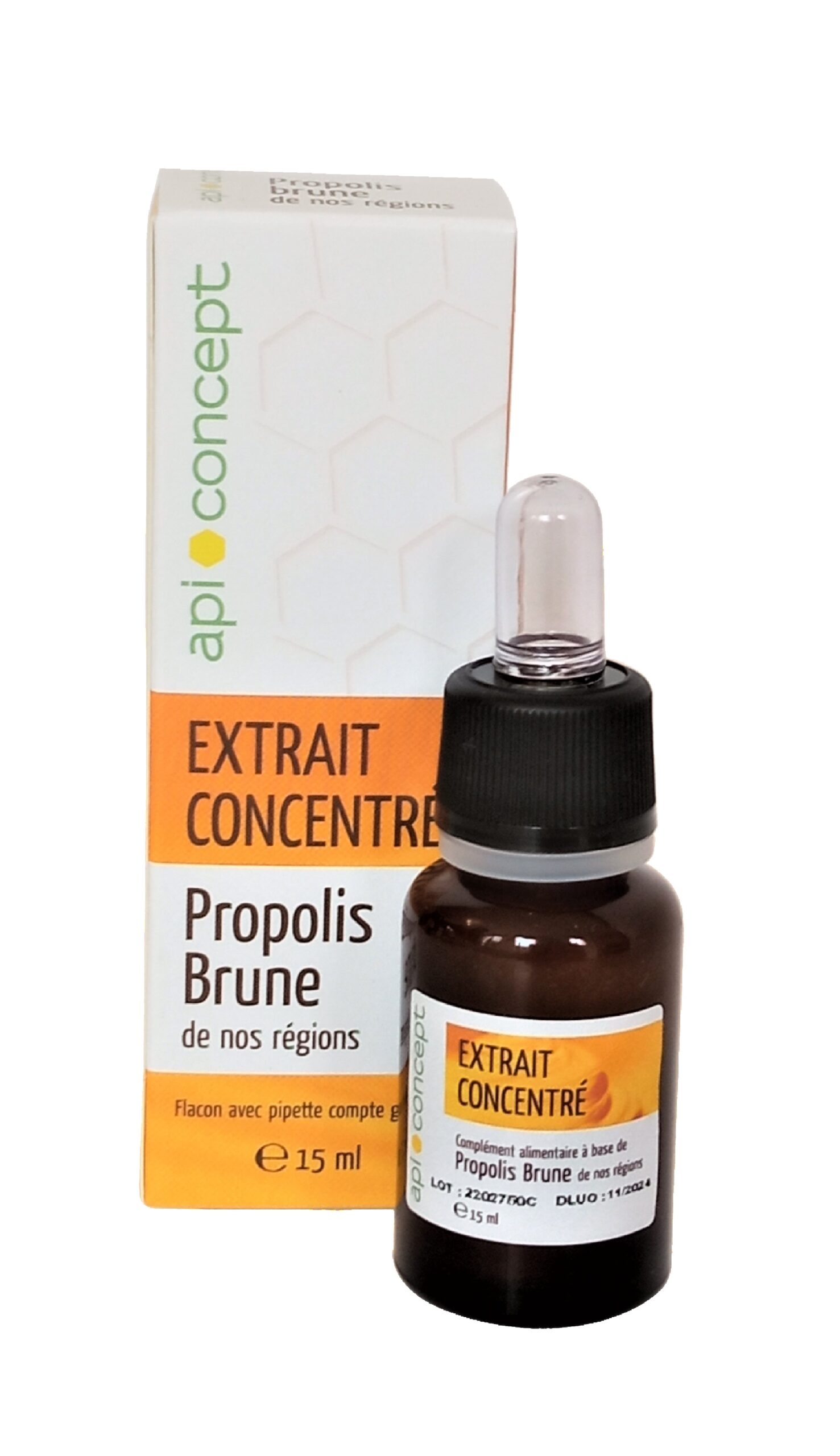 La Miellerie d'Alre - Extrait concentré de propolis brune