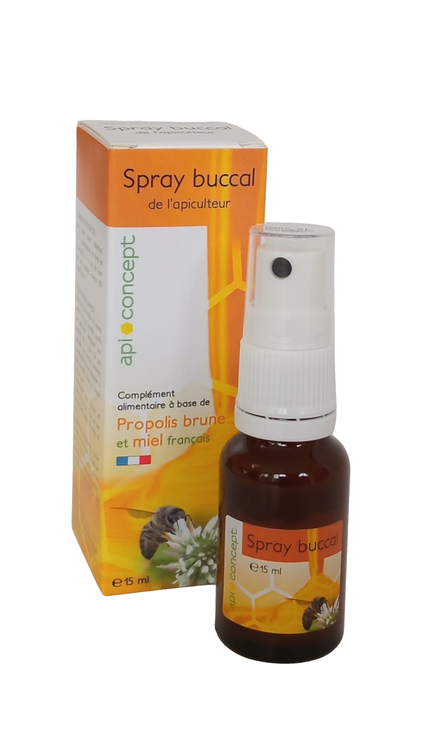 La Miellerie d'Alre - Spray bucal au miel et à la propolis